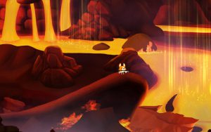 Lava Cave Corgi Engine - a 2D game engine for Unity game development