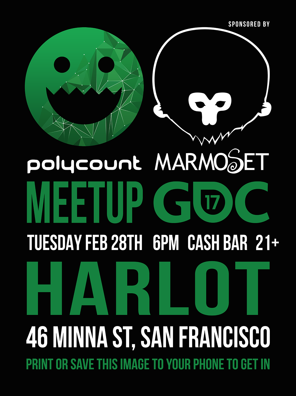 Polycount GDC 2017 Party