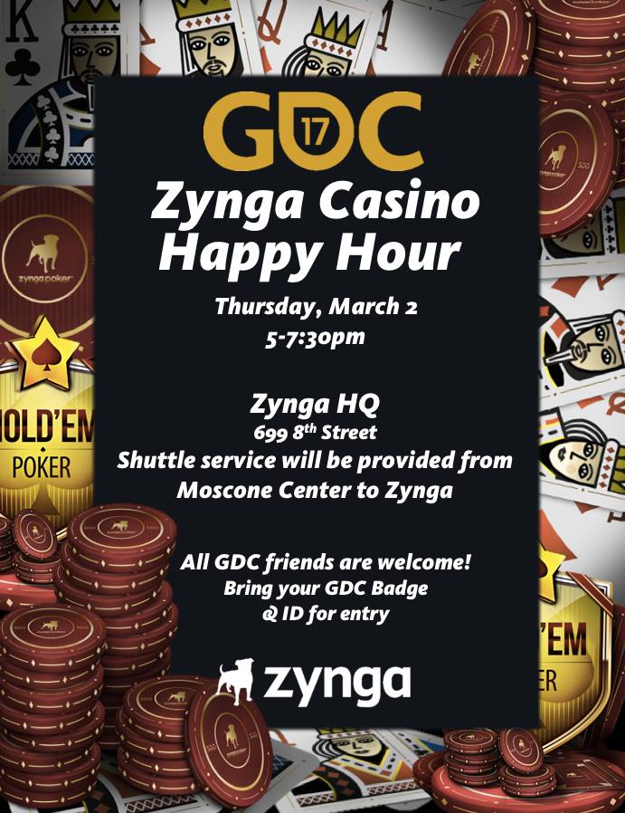 Zynga Casino Happy Hour at GDC 2017