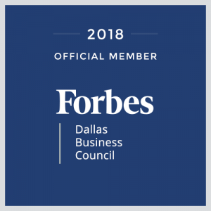 Nolan Clemmons Forbes Dallas Business Council Blue Logo DFW Texas Marketing Entrepreneur