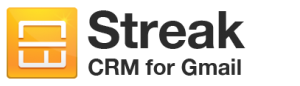 streak crm for gmail logo with email tracking and scheduling